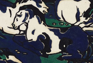 Ruhende Pferde, 1911/12